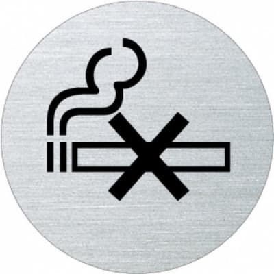 Piktogramm - Rauchen verboten (rund, ohne Rand) Motiv 2