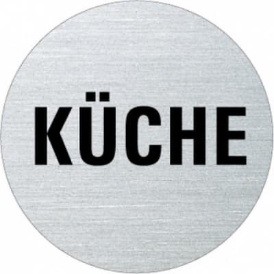 Textschild - Küche (rund) Textschild - Küche (rund)