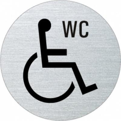Piktogramm - WC behindertengerecht (rund) Piktogramm - WC behindertengerecht (rund)