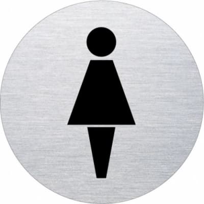 Piktogramm - Damen (rund, Motiv 3) Piktogramm - Damen (rund, Motiv 3)