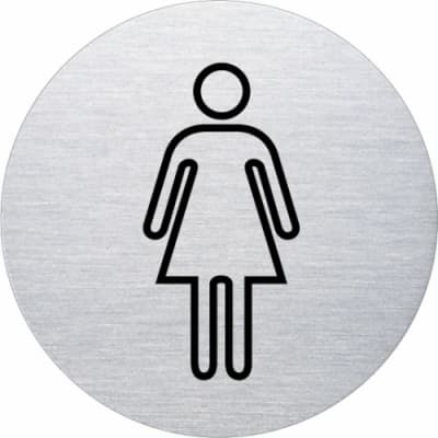 Piktogramm - Damen (rund, Motiv 2)