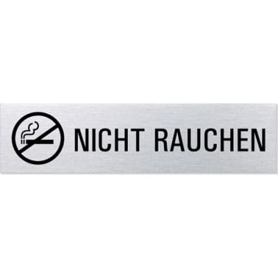 Piktogramm/Textschild - Nicht rauchen (Motiv 2)