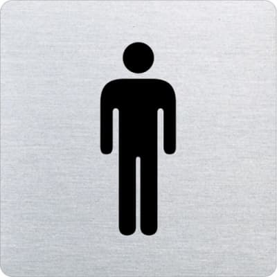 Piktogramm - Herren (ecken abgerundet) Piktogramm - Herren (ecken abgerundet)