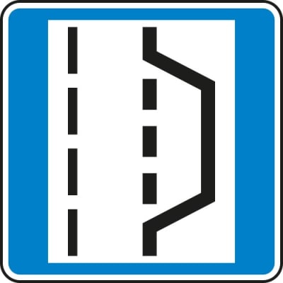 Autobahn Hinweisschild Nothalte und Pannenbucht VZ 328 Autobahn Hinweisschild Nothalte und Pannenbucht VZ 328