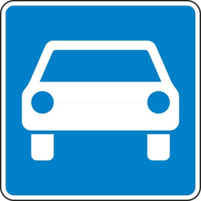 VZ 331.1 Verkehrsschild Kraftfahrtstraße