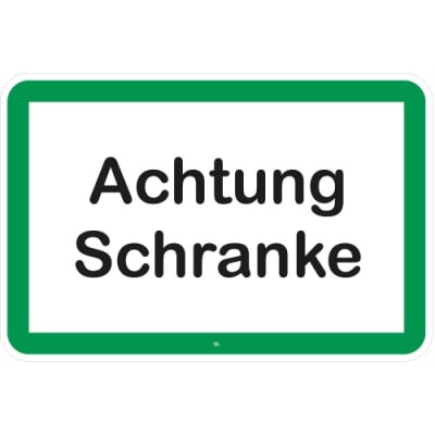 Achtung Schranke Achtung Schranke