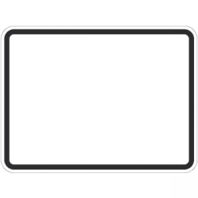Zusatzschild individuell gestalten Zusatzschild individuell gestalten