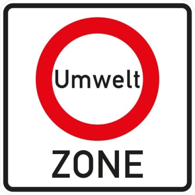 Verkehrsschild Umweltzone - Anfang - VZ 270.1 Verkehrsschild Umweltzone - Anfang - VZ 270.1