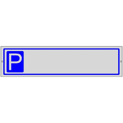 Edler Parkplatzreservierer zur Selbstbeschriftung