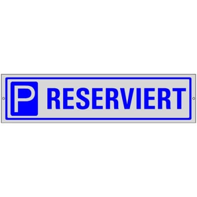 Edler Parkplatzreservierer Reserviert