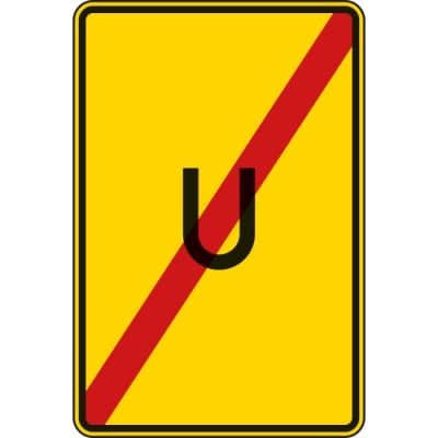 VZ 455.2 Verkehrsschild Ende der Umleitung VZ 455.2 Verkehrsschild Ende der Umleitung