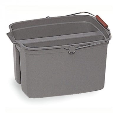 Doppelter Eimer für Reinigungswagen, Rubbermaid - Inhalt 18 Liter Doppelter Eimer für Reinigungswagen, Rubbermaid - Inhalt 18 Liter