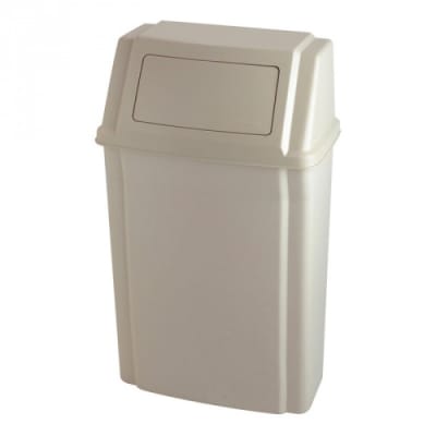 Wand-Abfallbehälter SLIM JIM mit Druckdeckel, Rubbermaid - Inhalt 56,8 Liter Wand-Abfallbehälter SLIM JIM mit Druckdeckel, Rubbermaid - Inhalt 56,8 Liter