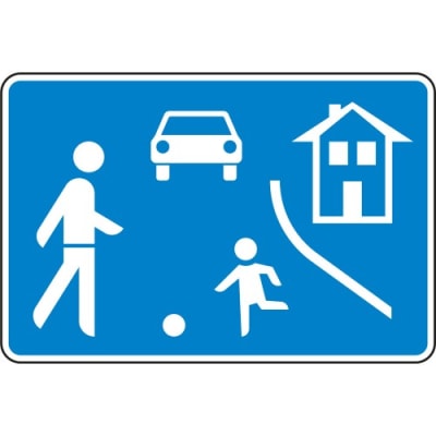 VZ 325.1 Verkehrsberuhigung Spielstraßenschild VZ 325.1 Verkehrsberuhigung Spielstraßenschild