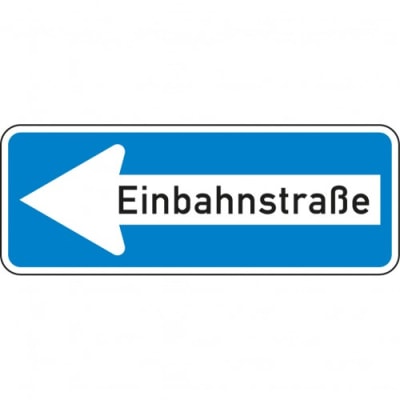 VZ 220-10 Einbahnstaße links | StVO-Verkehrsschild