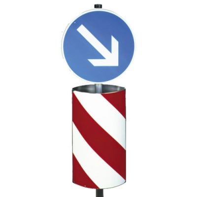 Verkehrsleitsäule zylindrisch-elliptische Form Verkehrsleitsäule zylindrisch-elliptische Form