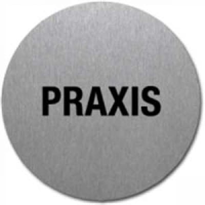 Textschild - Praxis (rund) Typ 2 Textschild - Praxis (rund) Typ 2