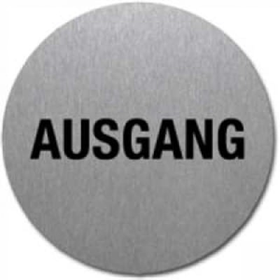 Textschild - Ausgang (rund) Typ 2 Textschild - Ausgang (rund) Typ 2