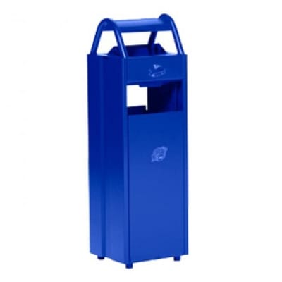 Abfalleimer inkl. Ascher mit Schutzdach - Inhalt 5 + 35 Liter Abfalleimer inkl. Ascher mit Schutzdach - Inhalt 5 + 35 Liter