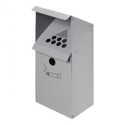 Wandascher mit Schutzdach - Inhalt 3,7 Liter Wandascher mit Schutzdach - Inhalt 3,7 Liter