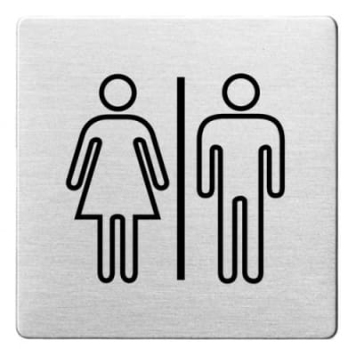 Piktogramm - Damen/Herren (ecken abgerundet) Motiv 2