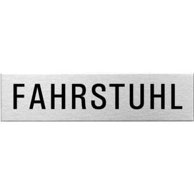 Textschild - Fahrstuhl (eckig) Textschild - Fahrstuhl (eckig)