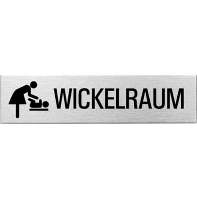 Textschild+Symbol - Wickelraum Textschild+Symbol - Wickelraum
