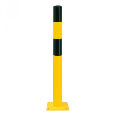 Rammschutz-Poller WACHTWERK X® S aus Stahl zum Aufdübeln Rammschutz-Poller WACHTWERK X® S aus Stahl zum Aufdübeln