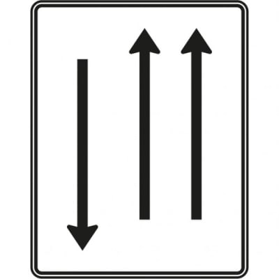 Fahrstreifentafel VZ 522-31 Fahrstreifentafel VZ 522-31