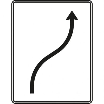 Verschwenkungstafel - Verkehrszeichen 511-20 Verschwenkungstafel - Verkehrszeichen 511-20