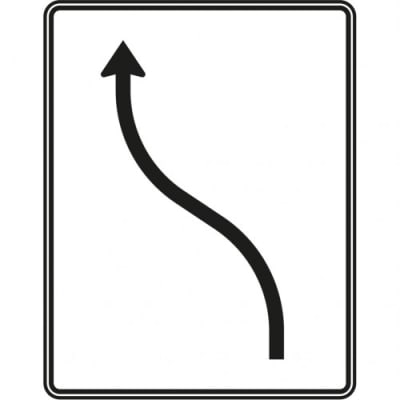 VZ 511-10 - Verkehrsschild Verschwenkungstafel