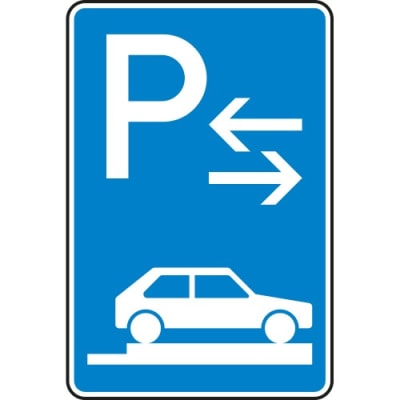 Verkehrszeichen 315-88 Parken auf Gehwegen Schild (Mitte) Verkehrszeichen 315-88 Parken auf Gehwegen Schild (Mitte)