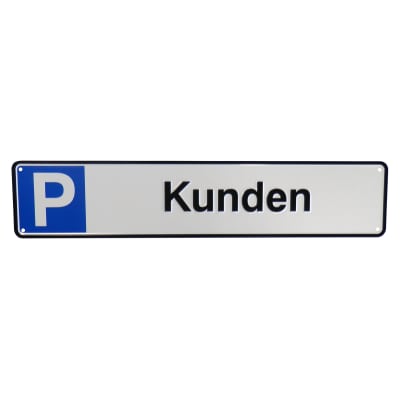 Schild Kundenparkplatz Schild Kundenparkplatz