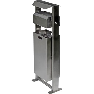 Stand-Abfallbehälter inkl. Ascher Columba - Inhalt 40/8 Liter Stand-Abfallbehälter inkl. Ascher Columba - Inhalt 40/8 Liter