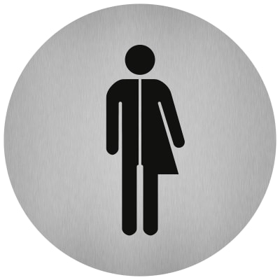 WC Unisex/Divers aus Edelstahl, rund WC Unisex/Divers aus Edelstahl, rund
