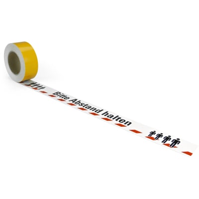 Universelles Bodenmarkierungsband Bitte Abstand halten, WT-5125 Universelles Bodenmarkierungsband Bitte Abstand halten, WT-5125