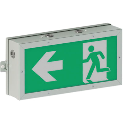 Rettungszeichenleuchte DUBLIN (Wand-/Deckenaufbau), 7L-Schutzlicht