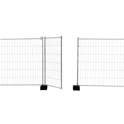 Bauzauntor, WACHTWERK X® - Torelement für Mobil-Bauzaun STANDARD Bauzauntor, WACHTWERK X® - Torelement für Mobil-Bauzaun STANDARD