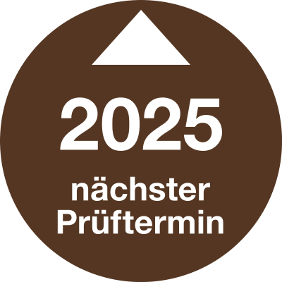 Prüfplaketten - Nächster Prüftermin, Einjahresplakette Prüfplaketten - Nächster Prüftermin, Einjahresplakette