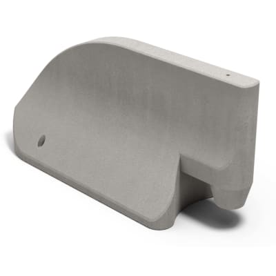 Betonleitwand | Betonleitelement Endstein grau Betonleitwand | Betonleitelement Endstein grau