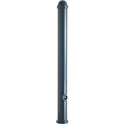 Stil- und Kettenpfosten mit Halbkugelkopf und Zierring, Ø 76 mm Stil- und Kettenpfosten mit Halbkugelkopf und Zierring, Ø 76 mm