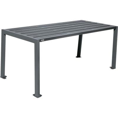 SILAOS® Parktisch für Parks und Grünflächen - Stahl verzinkt