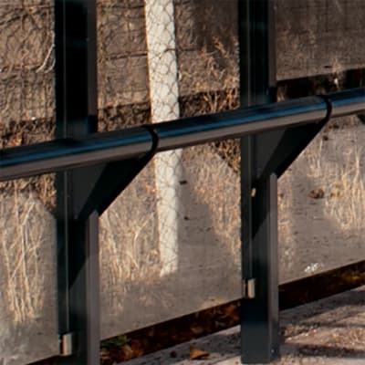 Standlehne für Wartehäuschen CONVI® Standlehne für Wartehäuschen CONVI®