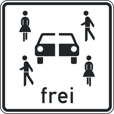 Carsharingfahrzeuge frei - Verkehrszeichen VZ 1024-21 Carsharingfahrzeuge frei - Verkehrszeichen VZ 1024-21