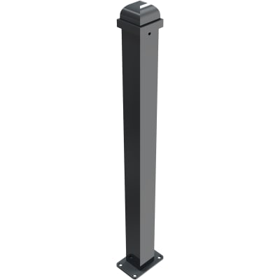 Vierkantrohr-Stilpoller mit Zierkopf Vierkantrohr-Stilpoller mit Zierkopf