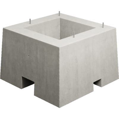 Betonfundament | passend für Siemens®-Ladesäule SICHARGE D Betonfundament | passend für Siemens®-Ladesäule SICHARGE D