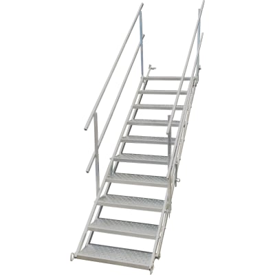 Bautreppe aus Stahl | mit CE-Kennzeichnung Bautreppe aus Stahl | mit CE-Kennzeichnung