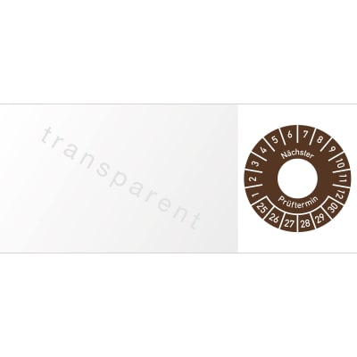 Kabelprüfplaketten - Nächster Prüftermin