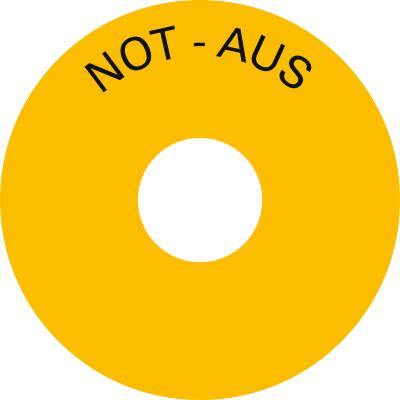 Schild NOT-AUS Schild NOT-AUS