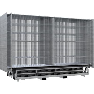 30er Bauzaun Komplett-SET - PROFI EXTRA - WACHTWERK X® inkl. Verbindungsschellen 30er Bauzaun Komplett-SET - PROFI EXTRA - WACHTWERK X® inkl. Verbindungsschellen